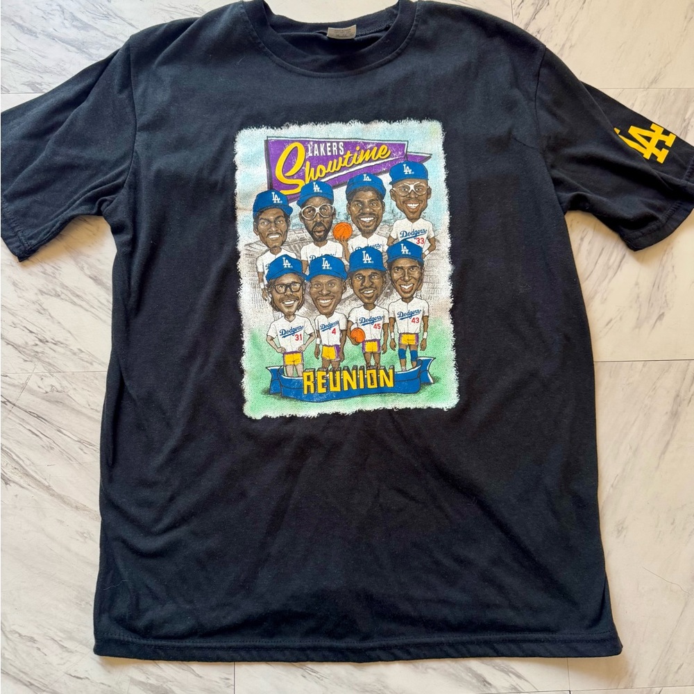 Dodgers LA Lakers  Showtime Reunion T-Shirt
